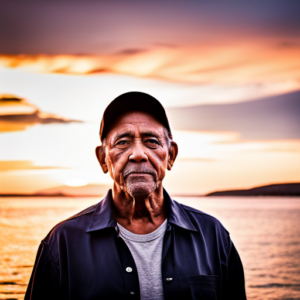 Fisherman after a long day at sea